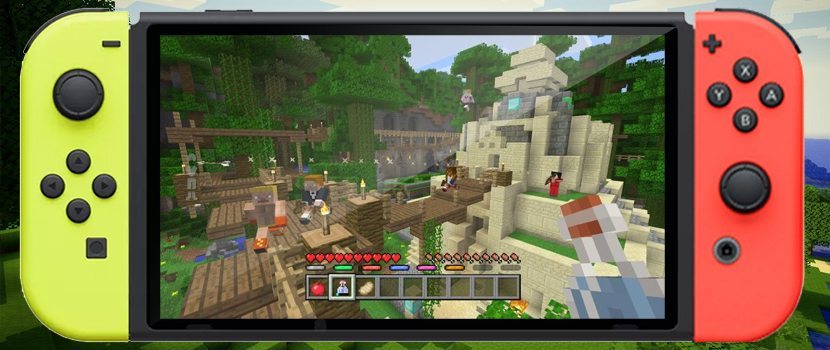 Image result for nintendo switch gameplay minecraft