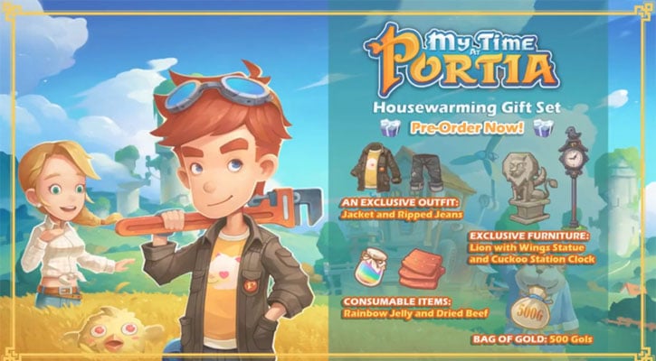 My Time at portia pre order bonus