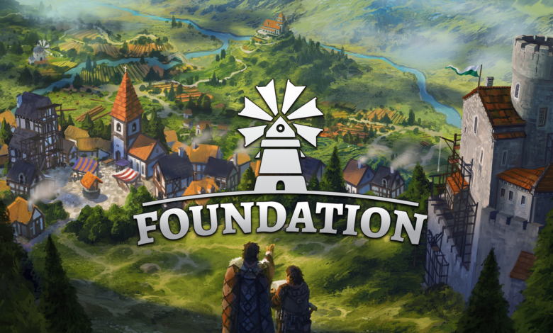 foundation city building simulation game