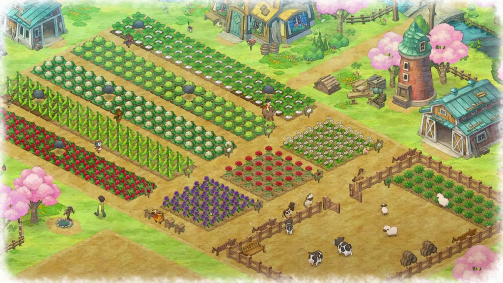 Doraemon Story of Seasons farm crops