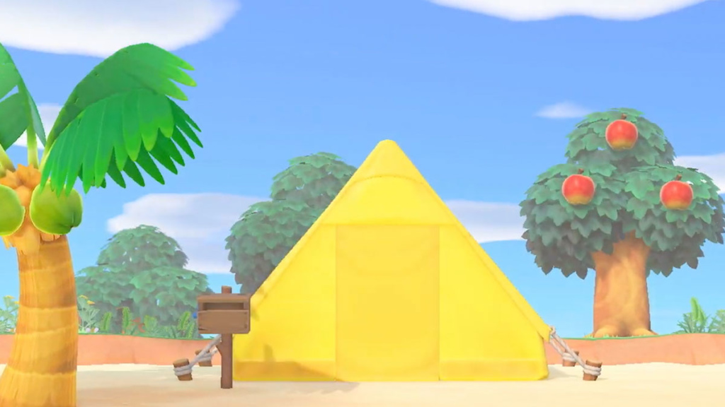 Animal crossing new horizons tent