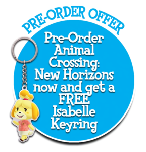 Animal Crossing new horizons preorder Isabelle keychain