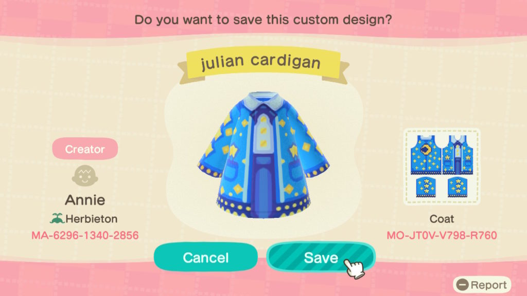 Julian animal crossing information