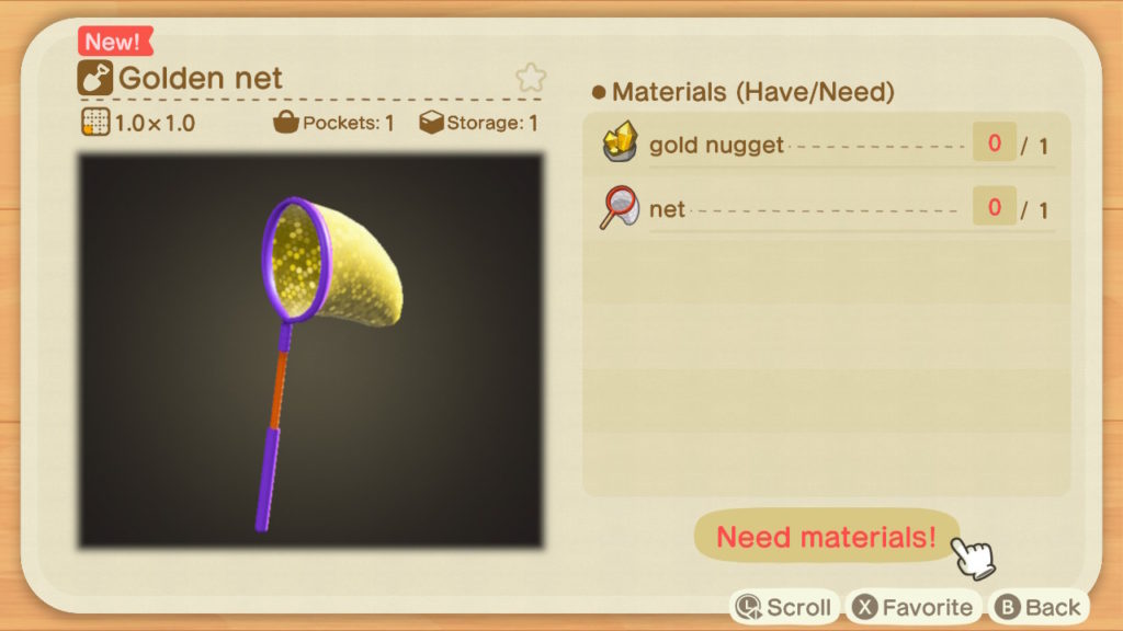 Every Tool Available In Animal Crossing: New Horizons - myPotatoGames