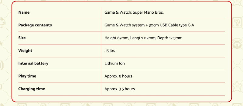 Game & Watch