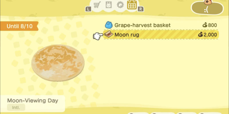 animal crossing new horizons moon