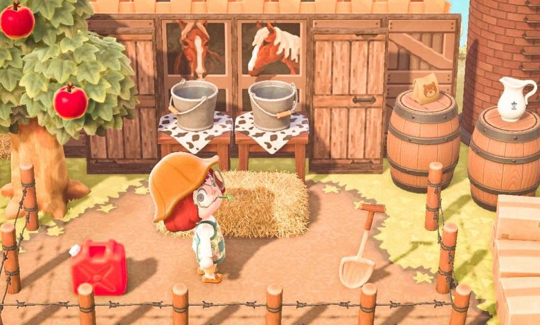 animal crossing new horizons horse stall