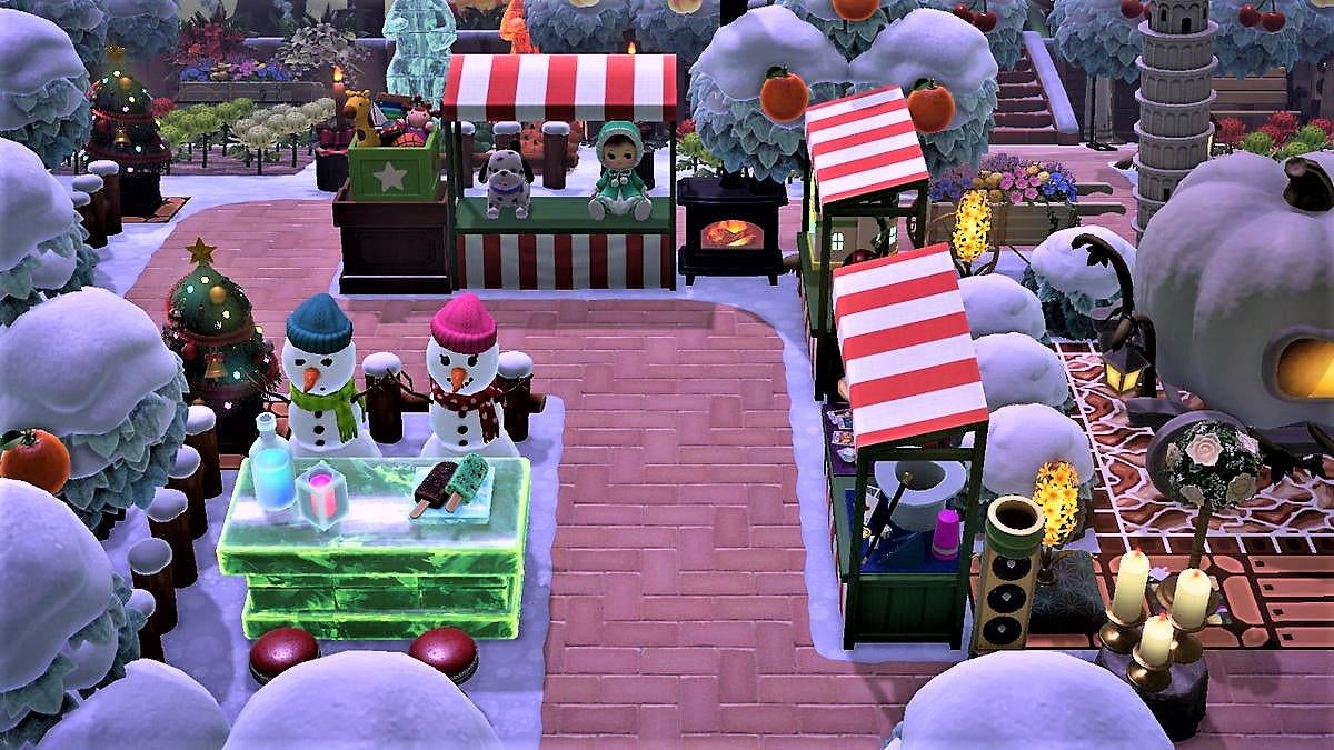 Get Inspired With These Animal Crossing New Horizons Christmas Markets