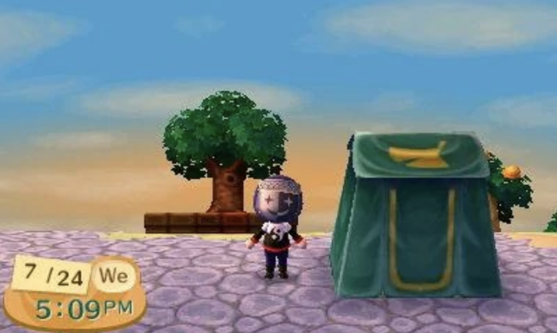 animal crossing crazy redd tent