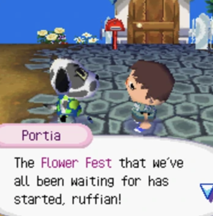 animal crossing flower fest