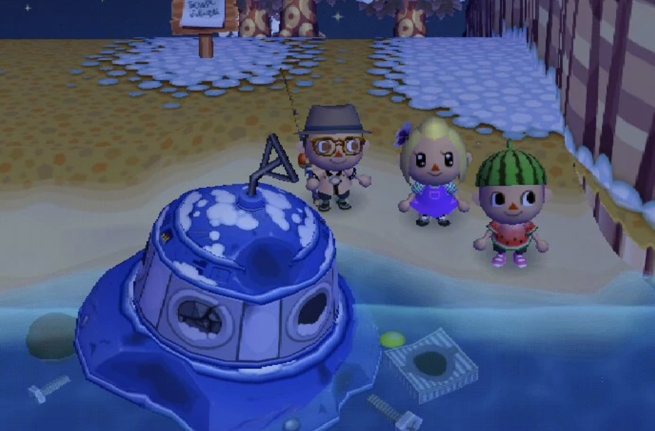  animal crossing wild world gulliver ufo