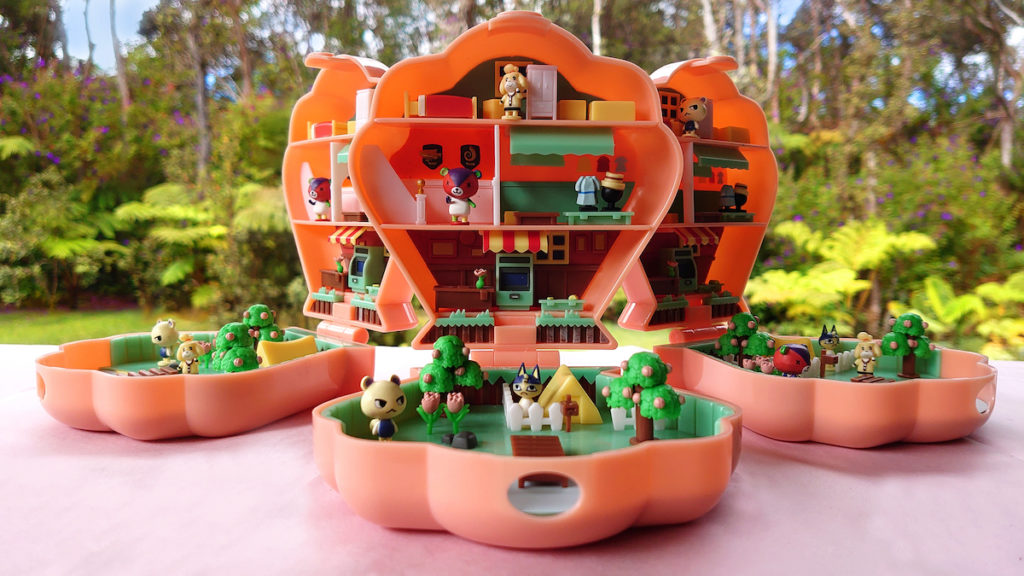 animal crossing and polly pocket inspired village